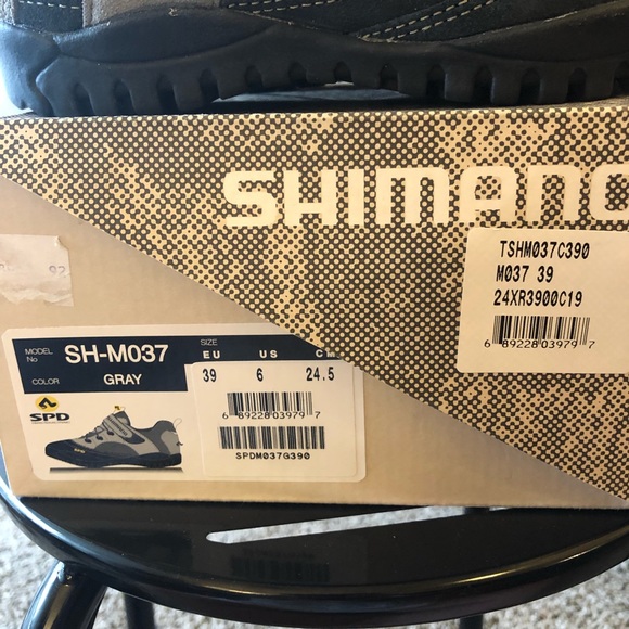 Nwt Shimano mountain cycling shoes. Gray color SH-M037 - Picture 6 of 14